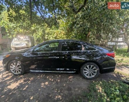 Чорний Хендай Соната, об'ємом двигуна 2.36 л та пробігом 162 тис. км за 13000 $, фото 6 на Automoto.ua