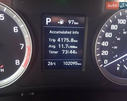 Чорний Хендай Соната, об'ємом двигуна 2.36 л та пробігом 103 тис. км за 12100 $, фото 7 на Automoto.ua