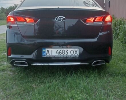Черный Хендай Соната, объемом двигателя 2.4 л и пробегом 154 тыс. км за 13200 $, фото 4 на Automoto.ua