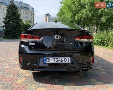 Чорний Хендай Соната, об'ємом двигуна 2.4 л та пробігом 90 тис. км за 15500 $, фото 4 на Automoto.ua