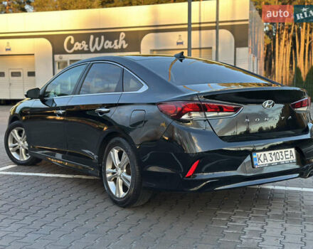 Черный Хендай Соната, объемом двигателя 2.4 л и пробегом 140 тыс. км за 13600 $, фото 10 на Automoto.ua