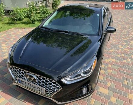 Чорний Хендай Соната, об'ємом двигуна 2.4 л та пробігом 90 тис. км за 15500 $, фото 5 на Automoto.ua