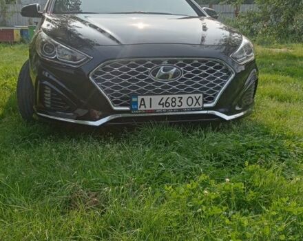 Черный Хендай Соната, объемом двигателя 2.4 л и пробегом 154 тыс. км за 13200 $, фото 5 на Automoto.ua