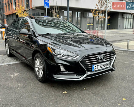 Черный Хендай Соната, объемом двигателя 2.4 л и пробегом 91 тыс. км за 11900 $, фото 1 на Automoto.ua