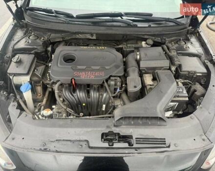 Черный Хендай Соната, объемом двигателя 2.36 л и пробегом 81 тыс. км за 12600 $, фото 10 на Automoto.ua