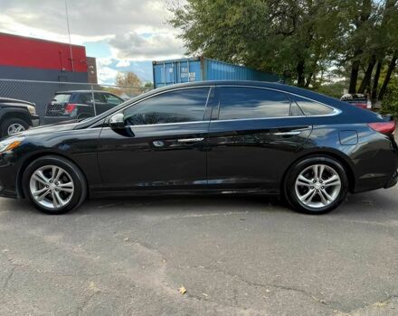 Чорний Хендай Соната, об'ємом двигуна 2.4 л та пробігом 50 тис. км за 8000 $, фото 3 на Automoto.ua