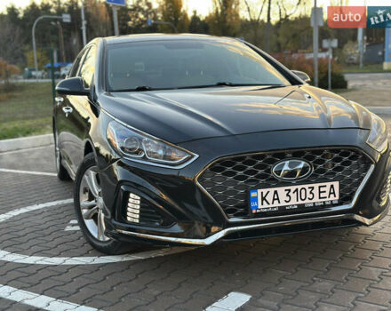 Черный Хендай Соната, объемом двигателя 2.4 л и пробегом 140 тыс. км за 13600 $, фото 6 на Automoto.ua