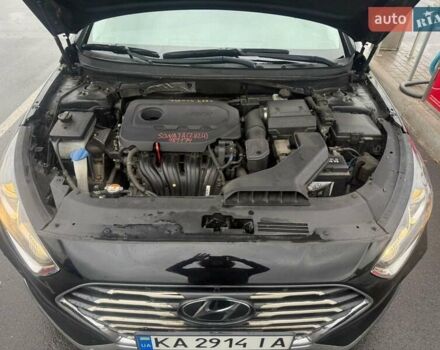 Черный Хендай Соната, объемом двигателя 2.36 л и пробегом 81 тыс. км за 12600 $, фото 9 на Automoto.ua