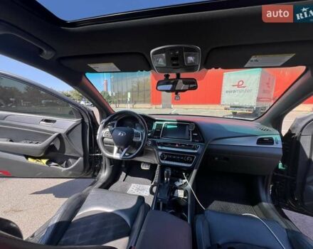 Черный Хендай Соната, объемом двигателя 2.36 л и пробегом 134 тыс. км за 14900 $, фото 10 на Automoto.ua