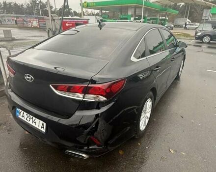 Черный Хендай Соната, объемом двигателя 2.36 л и пробегом 81 тыс. км за 12600 $, фото 7 на Automoto.ua