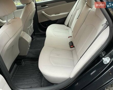 Черный Хендай Соната, объемом двигателя 2.4 л и пробегом 47 тыс. км за 14200 $, фото 16 на Automoto.ua