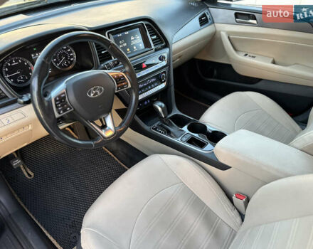 Черный Хендай Соната, объемом двигателя 2.4 л и пробегом 140 тыс. км за 13600 $, фото 17 на Automoto.ua