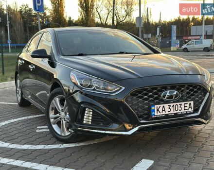 Черный Хендай Соната, объемом двигателя 2.4 л и пробегом 140 тыс. км за 13600 $, фото 5 на Automoto.ua