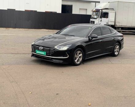 Черный Хендай Соната, объемом двигателя 2 л и пробегом 145 тыс. км за 15600 $, фото 1 на Automoto.ua