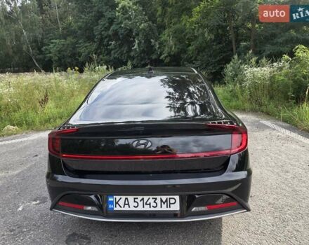 Черный Хендай Соната, объемом двигателя 2 л и пробегом 86 тыс. км за 19500 $, фото 5 на Automoto.ua