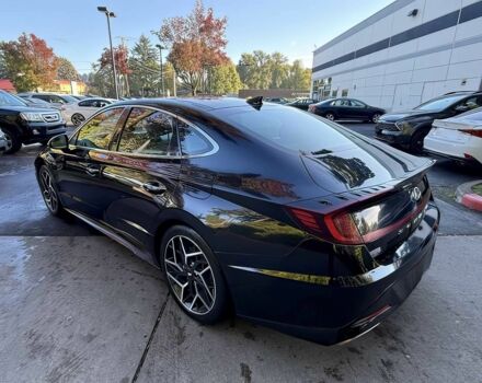 Черный Хендай Соната, объемом двигателя 2.5 л и пробегом 30 тыс. км за 11000 $, фото 4 на Automoto.ua