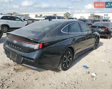 Черный Хендай Соната, объемом двигателя 2.5 л и пробегом 38 тыс. км за 9800 $, фото 2 на Automoto.ua