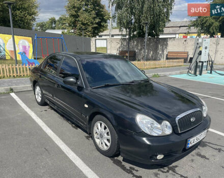 Чорний Хендай Соната, об'ємом двигуна 2 л та пробігом 340 тис. км за 3400 $, фото 1 на Automoto.ua