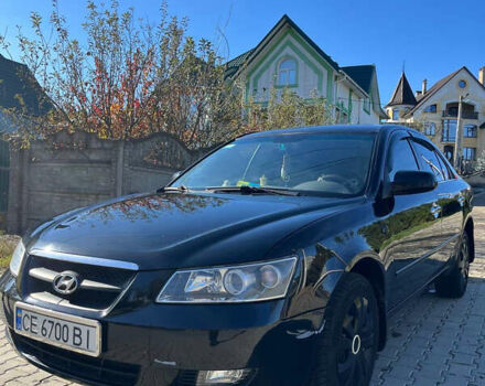 Черный Хендай Соната, объемом двигателя 2.36 л и пробегом 272 тыс. км за 5300 $, фото 1 на Automoto.ua
