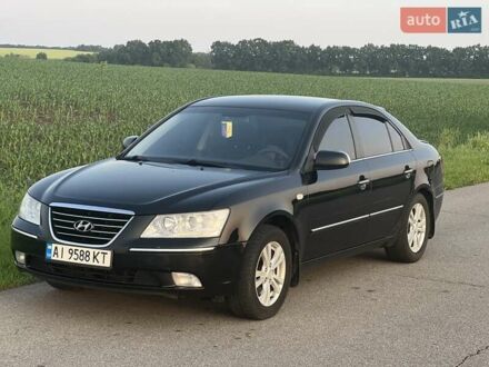 Хендай Соната 2008 в Рокитном на Automoto.ua Черный Хендай Соната, объемом двигателя 2 л и пробегом 213 тыс. км за 6200 $, фото 1 на Automoto.ua