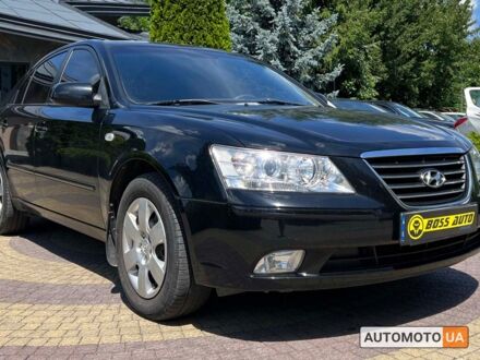Хендай Соната 2008 у Львові на Automoto.ua Чорний Хендай Соната, об'ємом двигуна 2 л та пробігом 162 тис. км за 7700 $, фото 1 на Automoto.ua