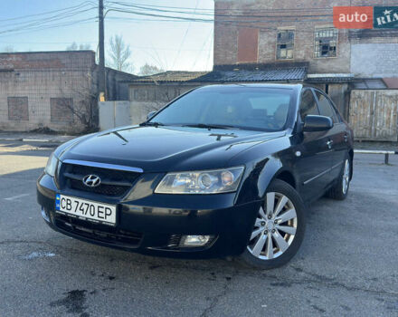 Черный Хендай Соната, объемом двигателя 3.3 л и пробегом 287 тыс. км за 4999 $, фото 1 на Automoto.ua