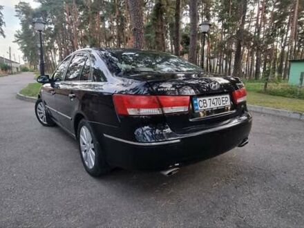 Черный Хендай Соната, объемом двигателя 3.3 л и пробегом 292 тыс. км за 5300 $, фото 1 на Automoto.ua