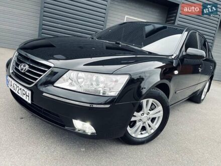 Черный Хендай Соната, объемом двигателя 2 л и пробегом 110 тыс. км за 9700 $, фото 1 на Automoto.ua