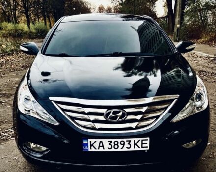 Чорний Хендай Соната, об'ємом двигуна 2 л та пробігом 350 тис. км за 7700 $, фото 1 на Automoto.ua