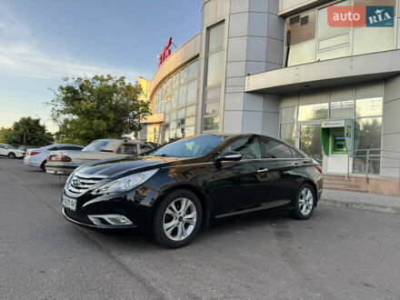 Чорний Хендай Соната, об'ємом двигуна 2.4 л та пробігом 270 тис. км за 9200 $, фото 1 на Automoto.ua