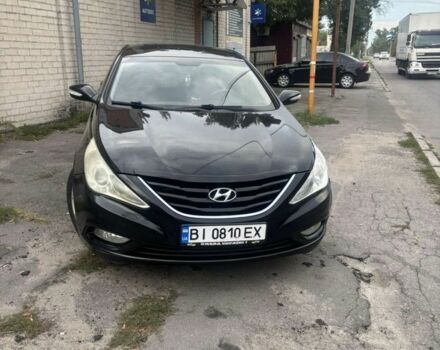 Черный Хендай Соната, объемом двигателя 2 л и пробегом 170 тыс. км за 6200 $, фото 1 на Automoto.ua