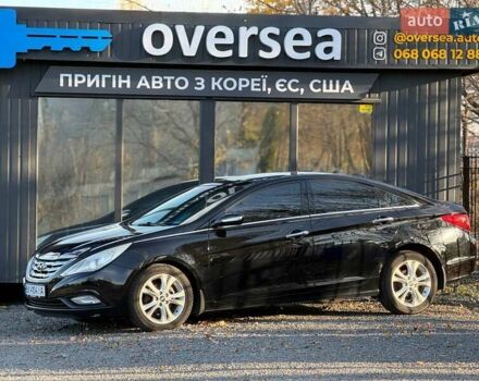 Чорний Хендай Соната, об'ємом двигуна 2.36 л та пробігом 260 тис. км за 8700 $, фото 1 на Automoto.ua