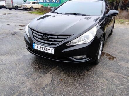 Чорний Хендай Соната, об'ємом двигуна 2 л та пробігом 292 тис. км за 7000 $, фото 1 на Automoto.ua