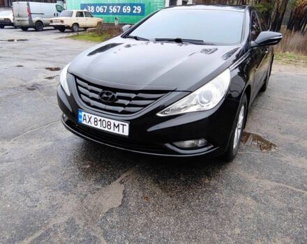 Черный Хендай Соната, объемом двигателя 2 л и пробегом 292 тыс. км за 7000 $, фото 1 на Automoto.ua