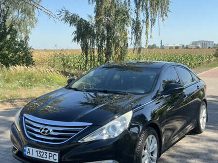 Черный Хендай Соната, объемом двигателя 2 л и пробегом 316 тыс. км за 8100 $, фото 1 на Automoto.ua