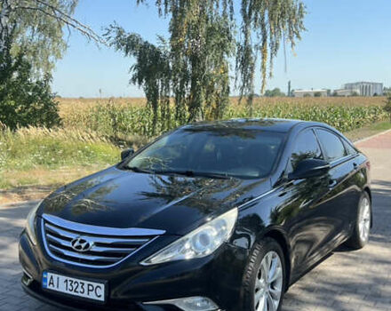 Чорний Хендай Соната, об'ємом двигуна 2 л та пробігом 316 тис. км за 8100 $, фото 1 на Automoto.ua