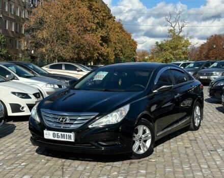 Черный Хендай Соната, объемом двигателя 2 л и пробегом 234 тыс. км за 7900 $, фото 1 на Automoto.ua