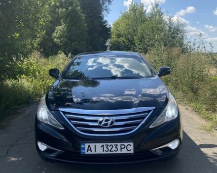 Черный Хендай Соната, объемом двигателя 2 л и пробегом 315 тыс. км за 8100 $, фото 1 на Automoto.ua