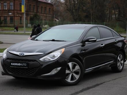 Черный Хендай Соната, объемом двигателя 2.4 л и пробегом 196 тыс. км за 9800 $, фото 1 на Automoto.ua