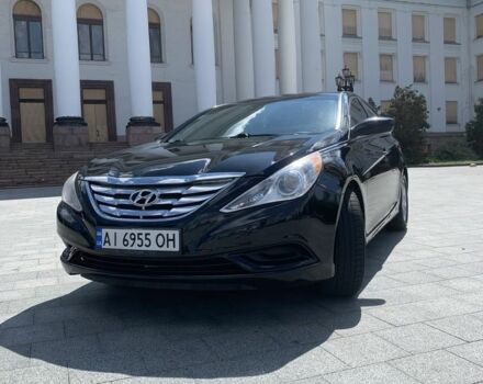 Чорний Хендай Соната, об'ємом двигуна 2.4 л та пробігом 200 тис. км за 8000 $, фото 1 на Automoto.ua