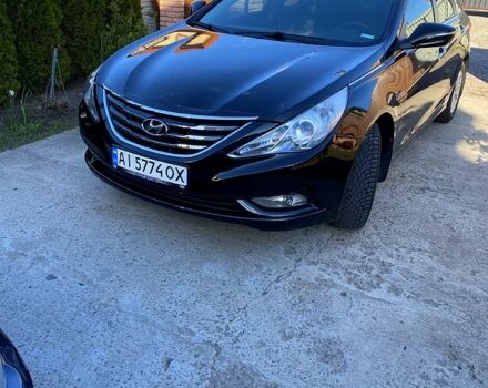 Чорний Хендай Соната, об'ємом двигуна 2 л та пробігом 329 тис. км за 7500 $, фото 1 на Automoto.ua
