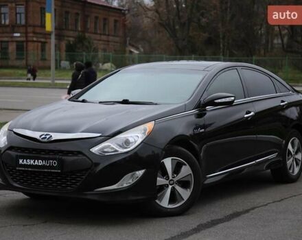 Черный Хендай Соната, объемом двигателя 2.36 л и пробегом 196 тыс. км за 9800 $, фото 1 на Automoto.ua