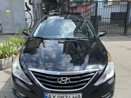 Чорний Хендай Соната, об'ємом двигуна 2.4 л та пробігом 140 тис. км за 9500 $, фото 1 на Automoto.ua