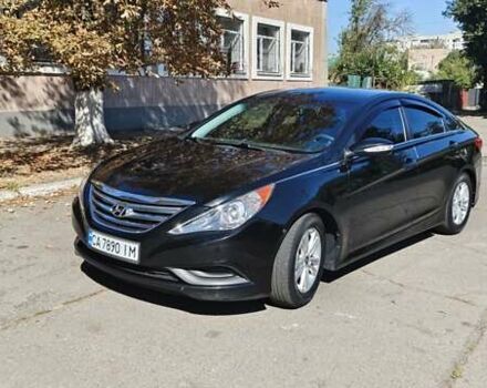 Чорний Хендай Соната, об'ємом двигуна 2.36 л та пробігом 212 тис. км за 9750 $, фото 1 на Automoto.ua