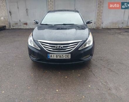 Черный Хендай Соната, объемом двигателя 2.36 л и пробегом 164 тыс. км за 8200 $, фото 1 на Automoto.ua