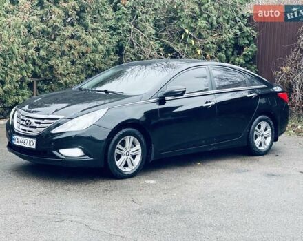 Черный Хендай Соната, объемом двигателя 2 л и пробегом 251 тыс. км за 7300 $, фото 1 на Automoto.ua