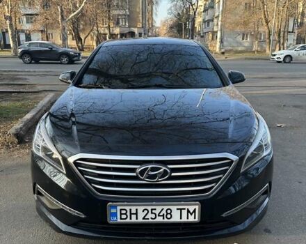 Чорний Хендай Соната, об'ємом двигуна 2.36 л та пробігом 163 тис. км за 11000 $, фото 1 на Automoto.ua