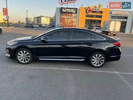 Чорний Хендай Соната, об'ємом двигуна 2.4 л та пробігом 229 тис. км за 9500 $, фото 1 на Automoto.ua