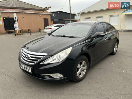Чорний Хендай Соната, об'ємом двигуна 2 л та пробігом 341 тис. км за 7000 $, фото 1 на Automoto.ua
