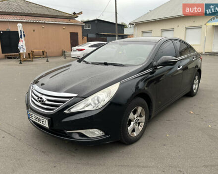 Черный Хендай Соната, объемом двигателя 2 л и пробегом 341 тыс. км за 7000 $, фото 1 на Automoto.ua